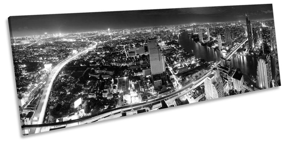 Bangkok Skyline Thailand B&W