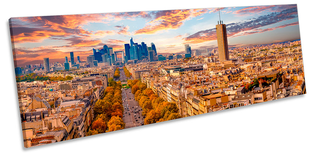 Paris City Skyline Multi-Coloured