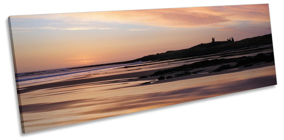 Sunset Sunrise Dunstanburgh Castle