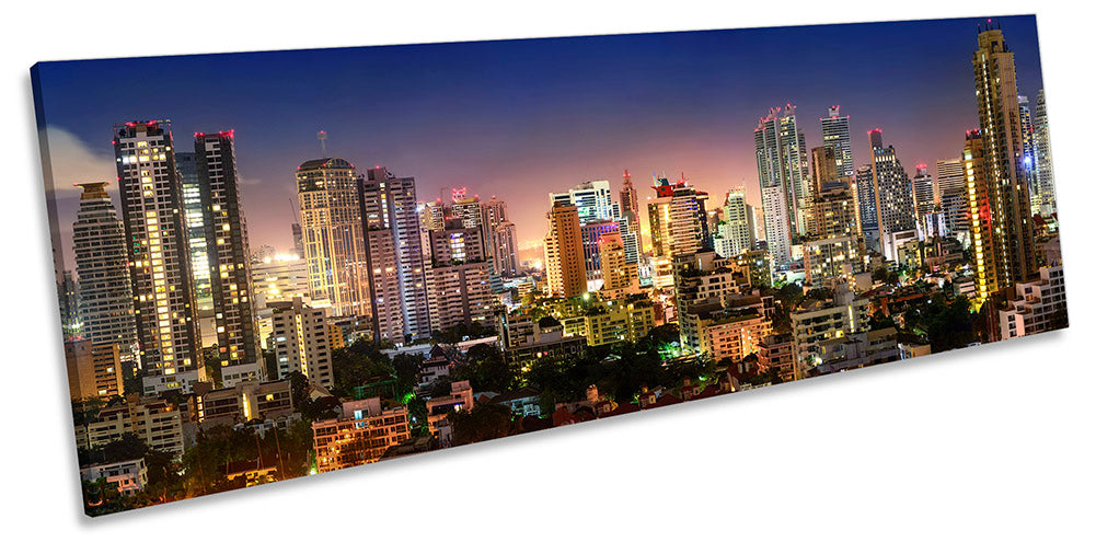 Bangkok City Skyline Multi-Coloured