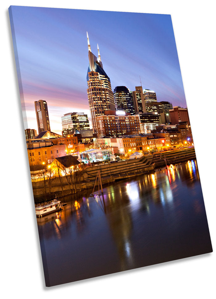 Nashville City Skyline Tennessee