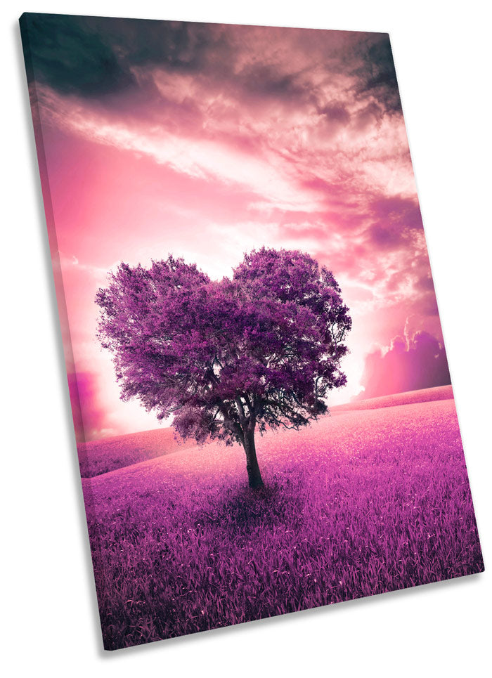 Love Heart Tree Pink