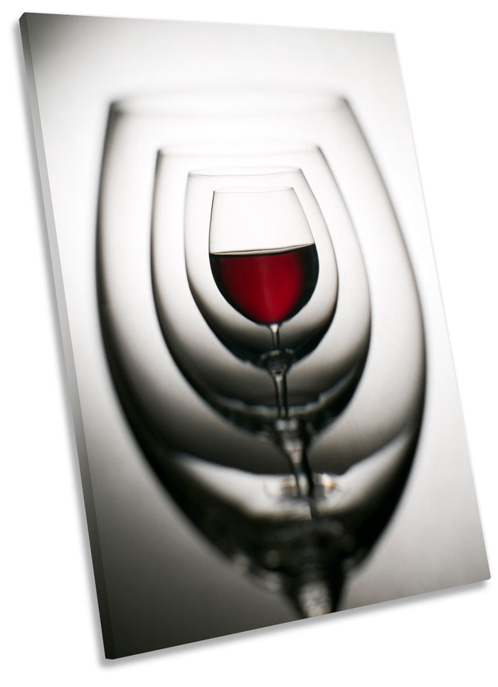 Kitchen Abstract Wine Glasses