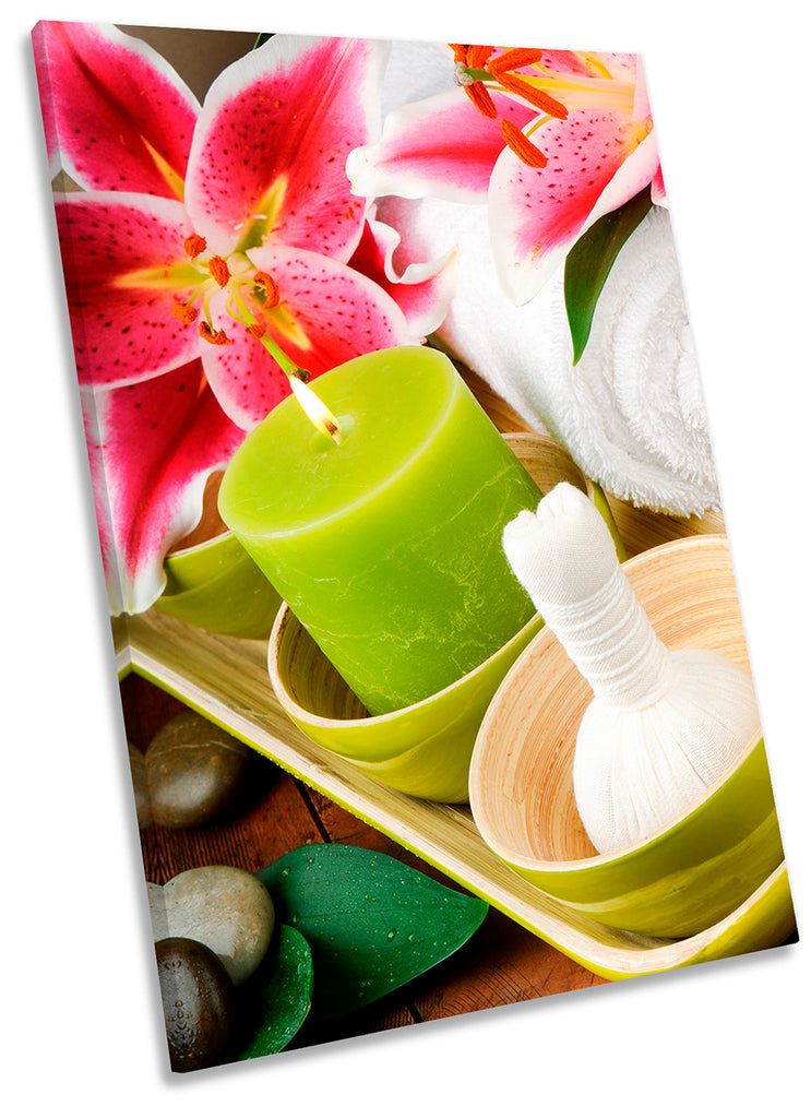 Zen Spa Candle Bathroom Green