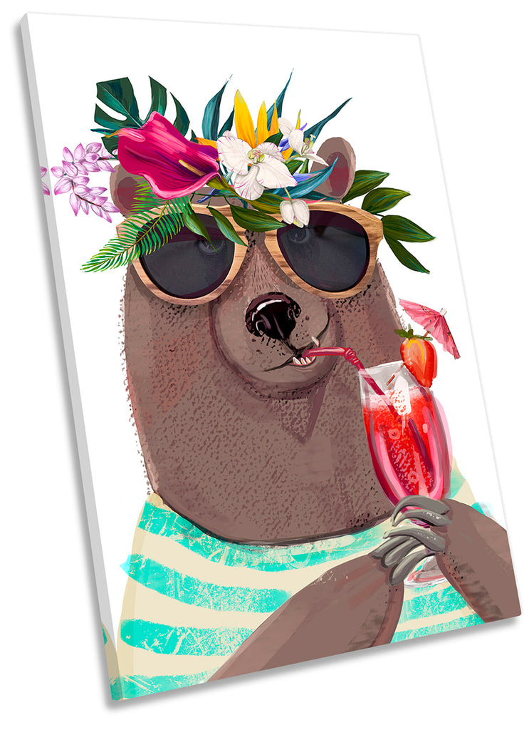 Summer Bear Cocktail Multi-Coloured