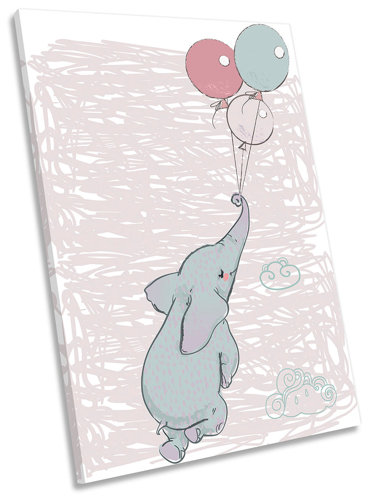 Cute Elephant Balloons Grey