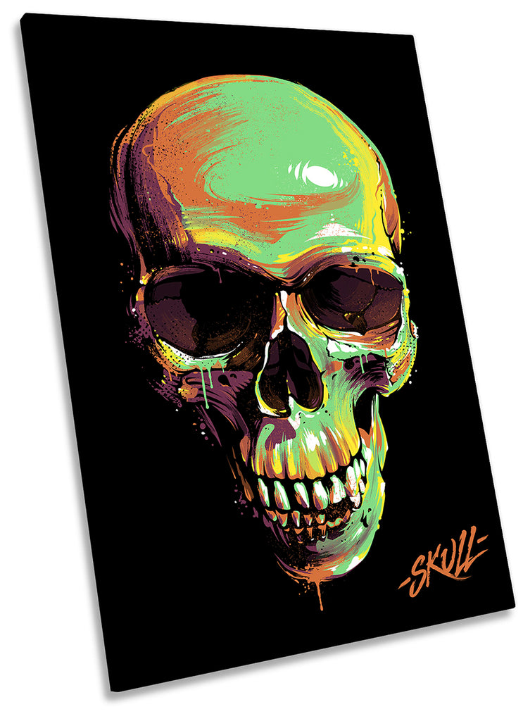 Urban Skull Modern Green