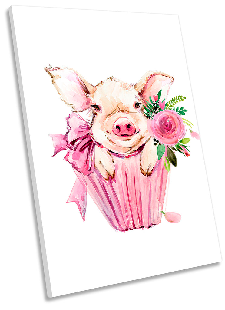 Pig Cup Cake Cute Pink