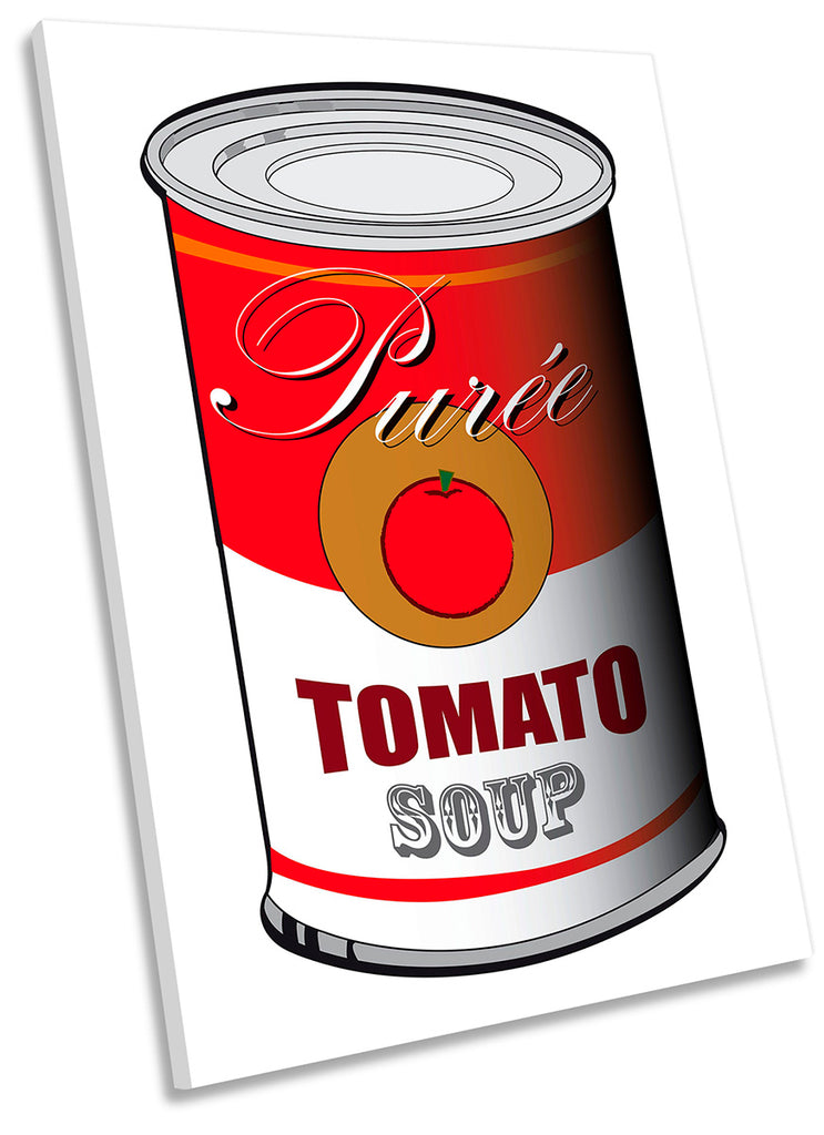 Tomato Soup Can Kitchen Red