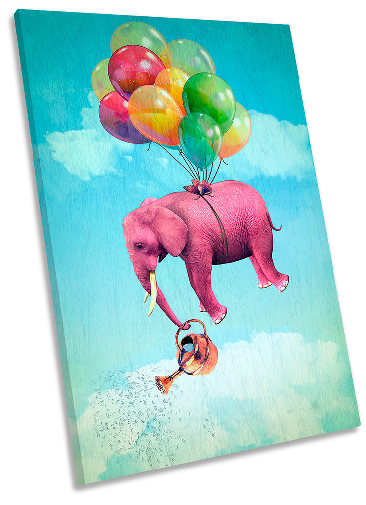 Elephant Surrealism Balloons Pink