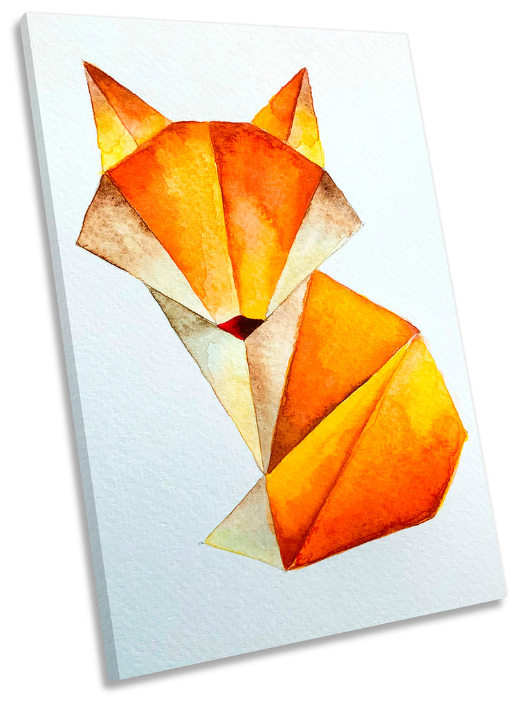 Fox Watercolour Orange