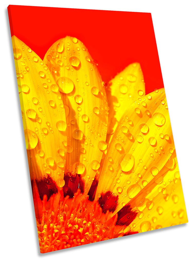 Red Floral Yellow Flower