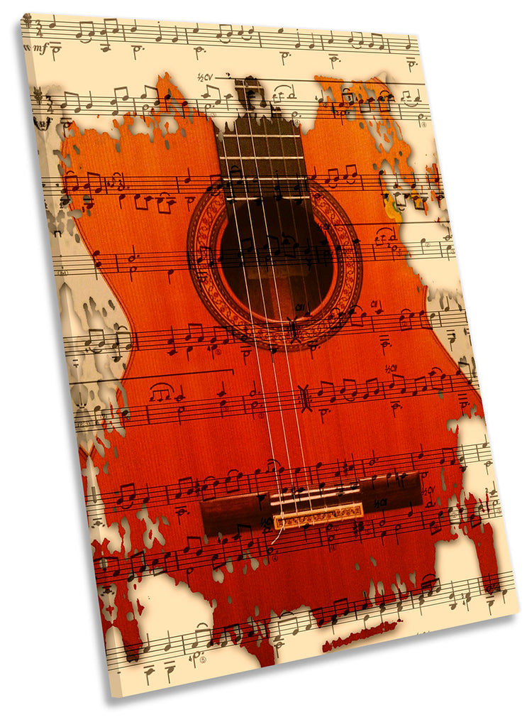 Violin Music Note Sheet Brown