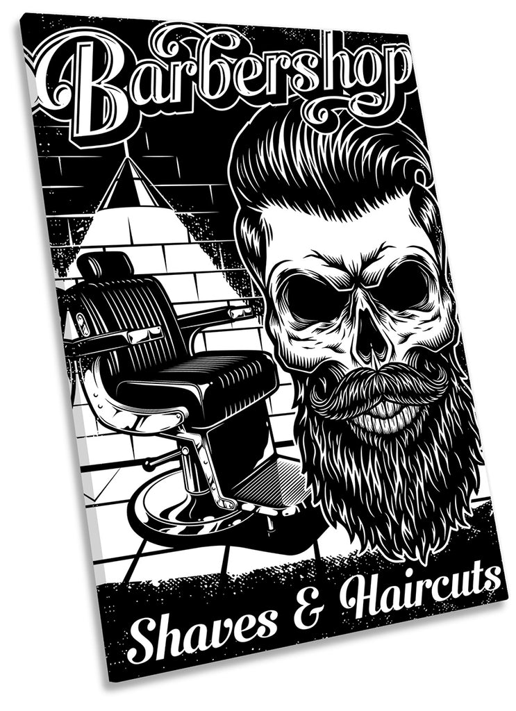 Barber Shop Shave Beard Black