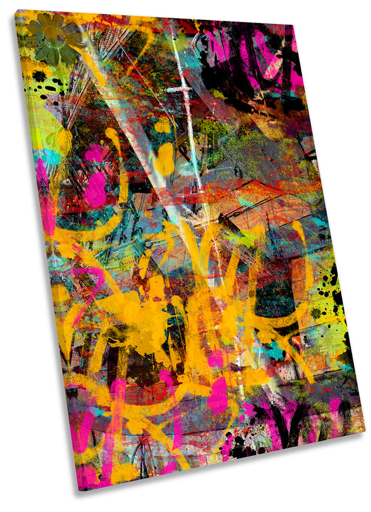 Abstract Grunge Modern Multi-Coloured