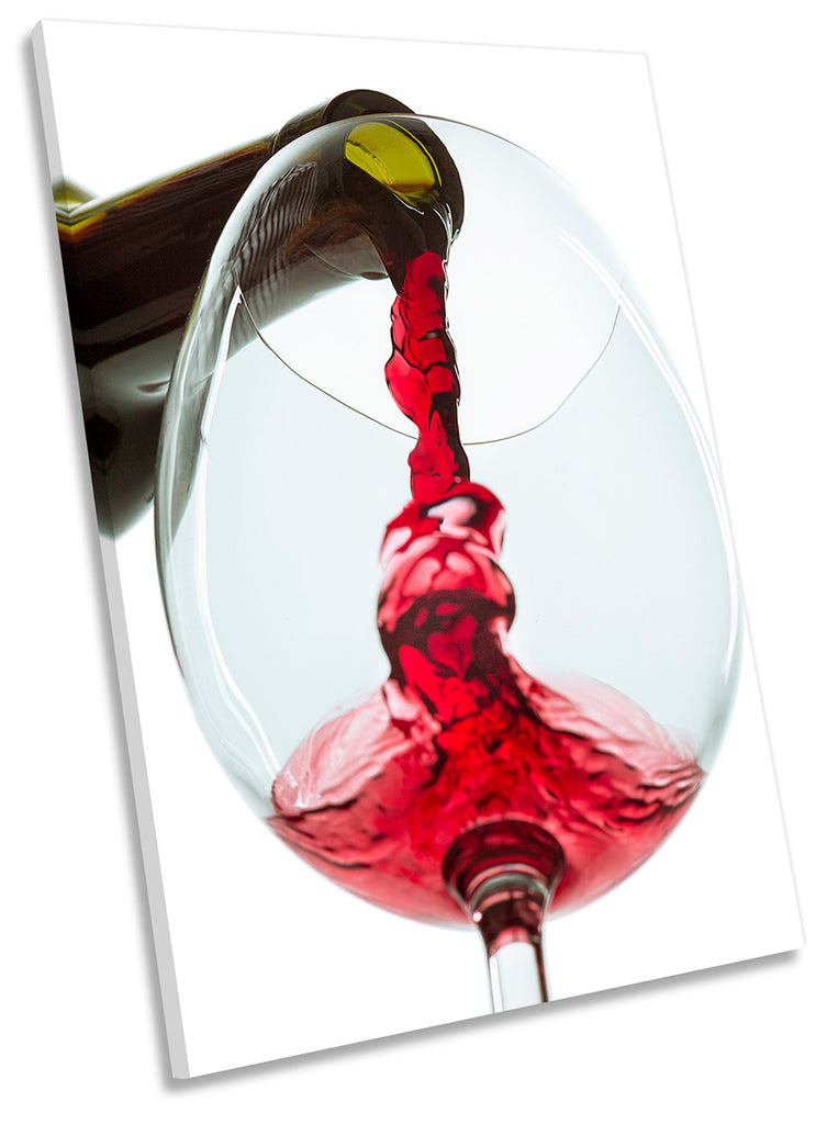 Wine Glass Kitchen Red