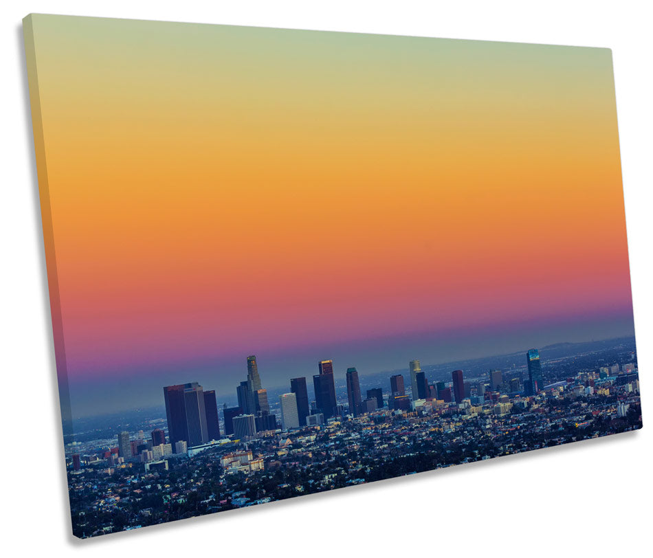 Los Angeles Sunset Skyline City