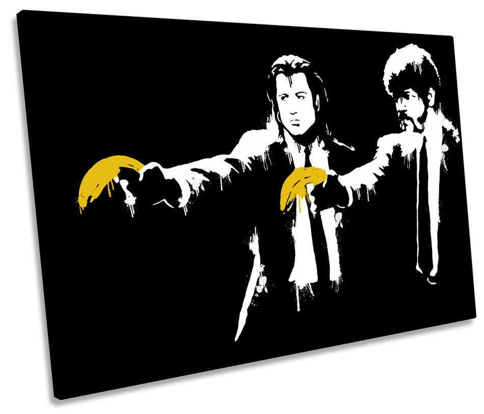 Banksy Pulp Fiction Banana Guns