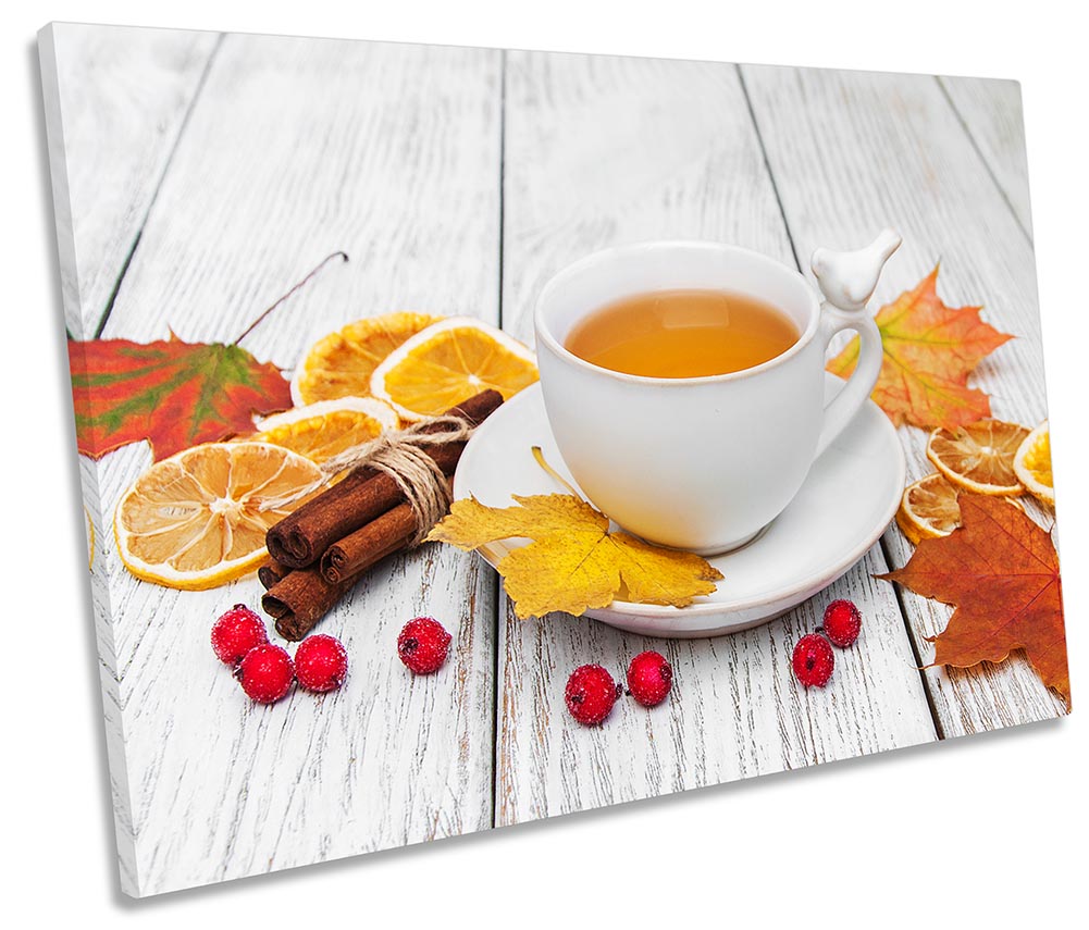 Orange Tea Cup Autumn