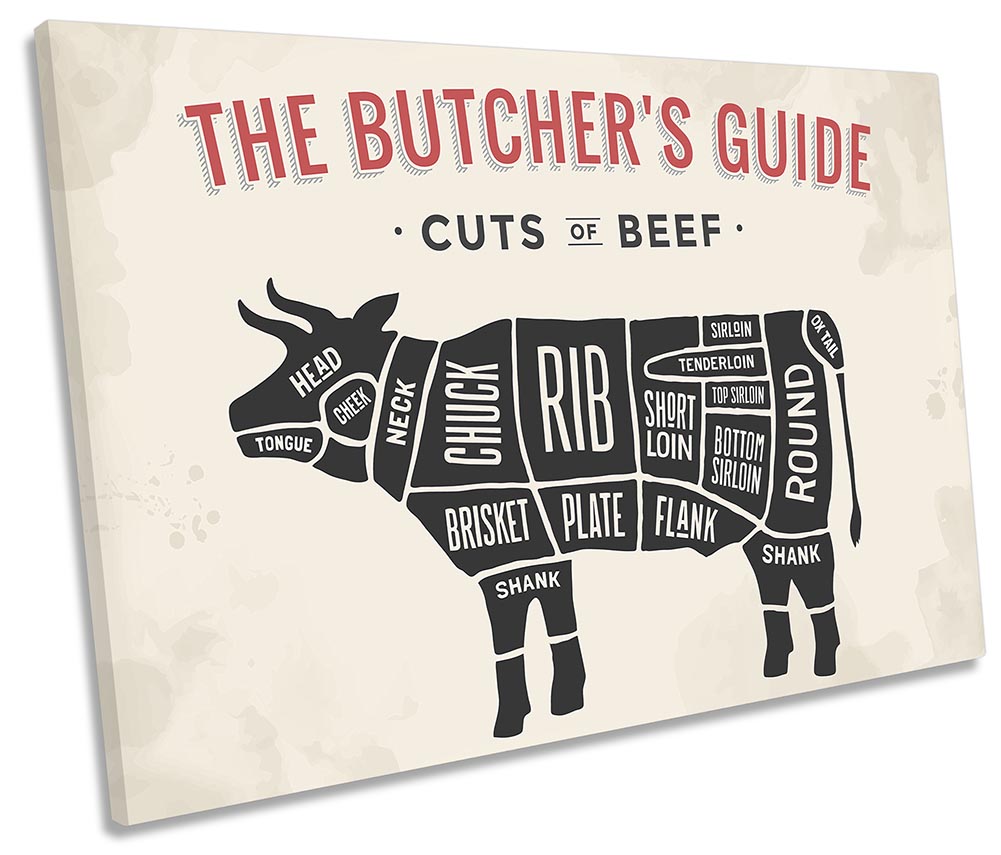 The Butcher's Cuts Guide Beef Beige