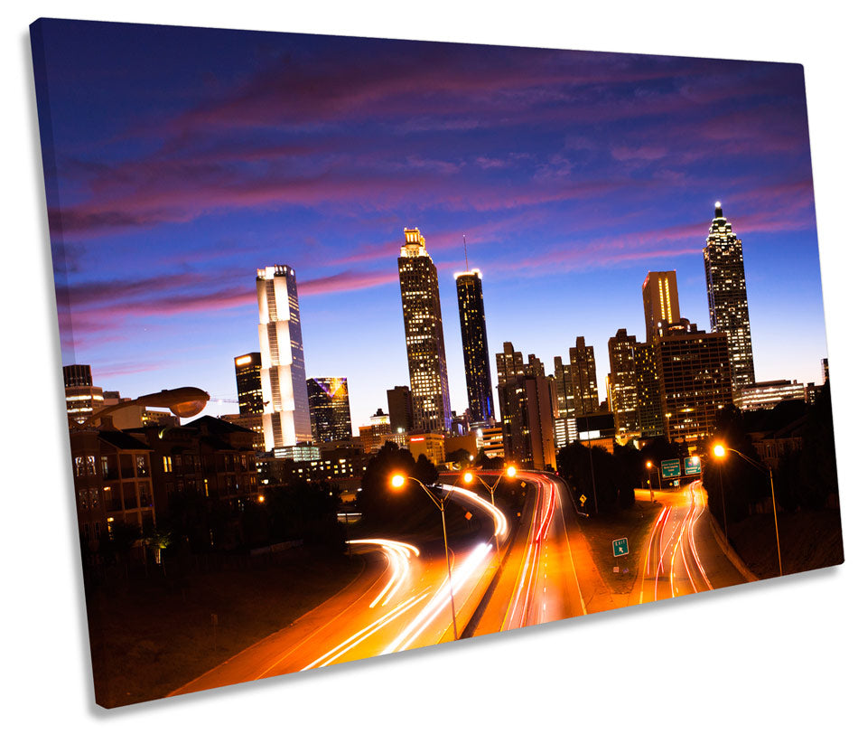 Atlanta Cityscape Skyline