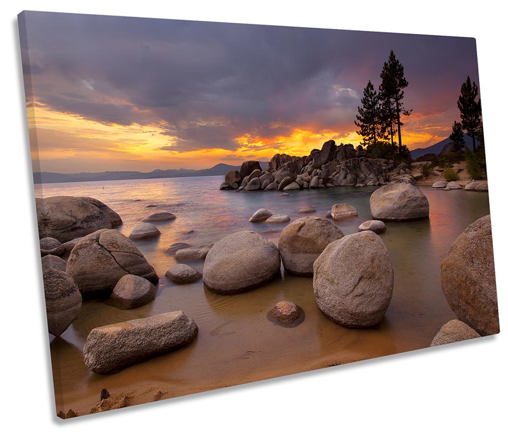 Lake Tahoe Sunset Landscape