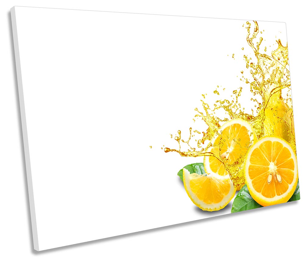 Orange Fruit Slices Kitchen Splash White