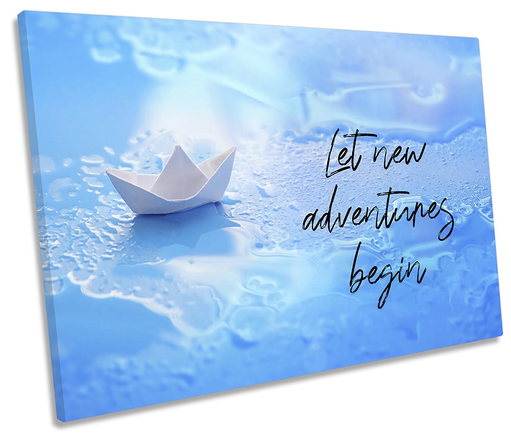 New Adventures Sail Boat Blue