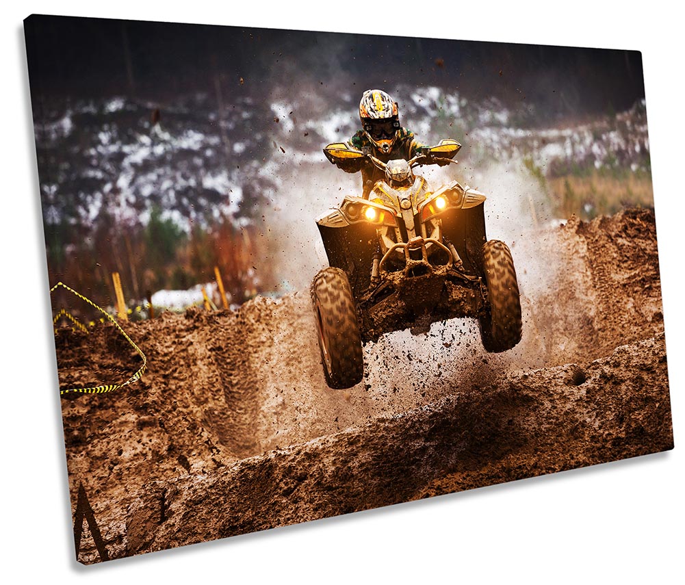 Quad Bike Motocross Brown