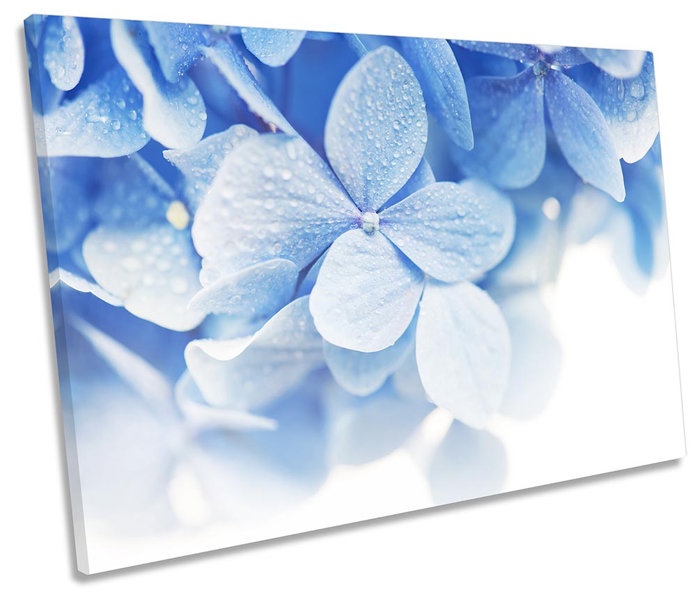 Blue Floral Leaves