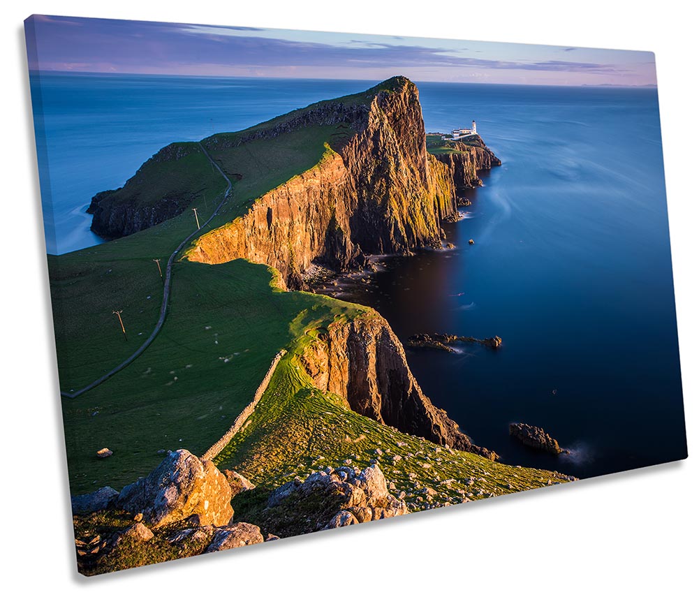 Neist Point Lighthouse Isle of Skye Blue