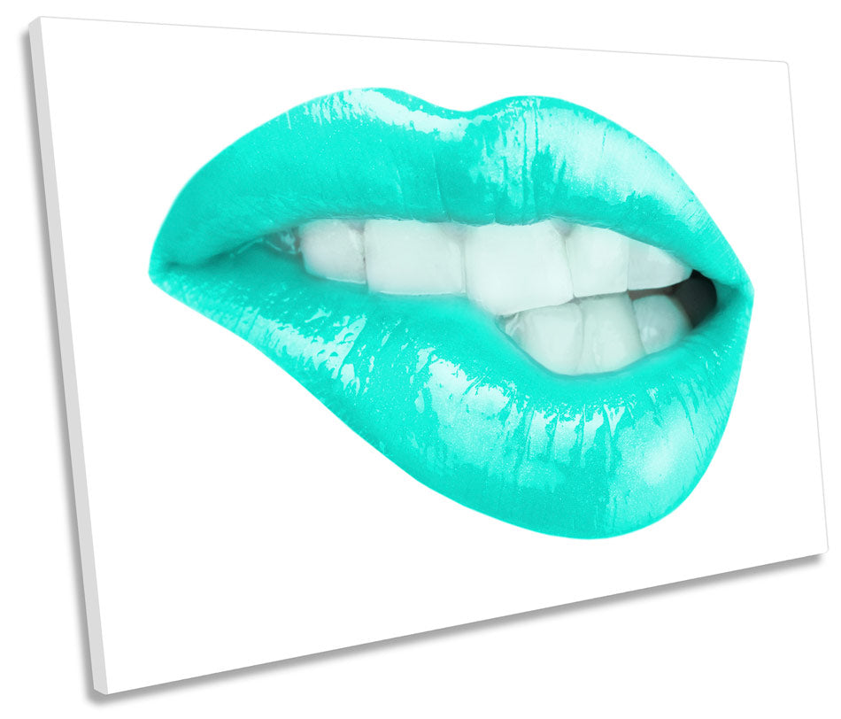 Lips Bite Lipstick Turquoise