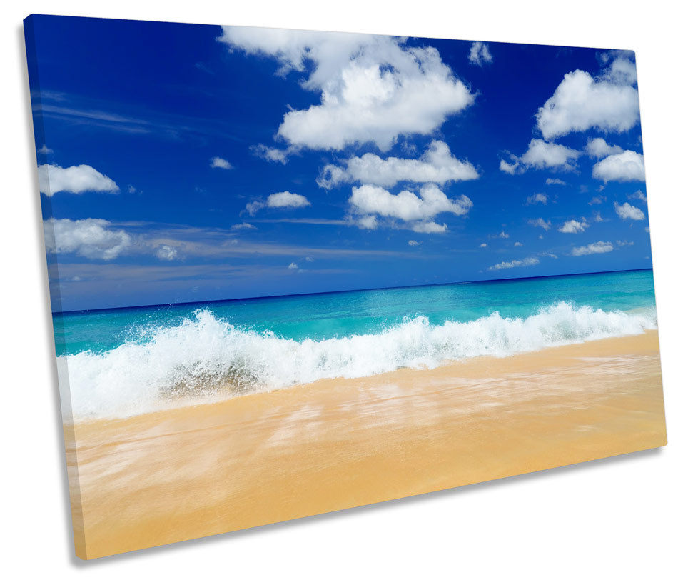 Beach Seascape Modern Blue