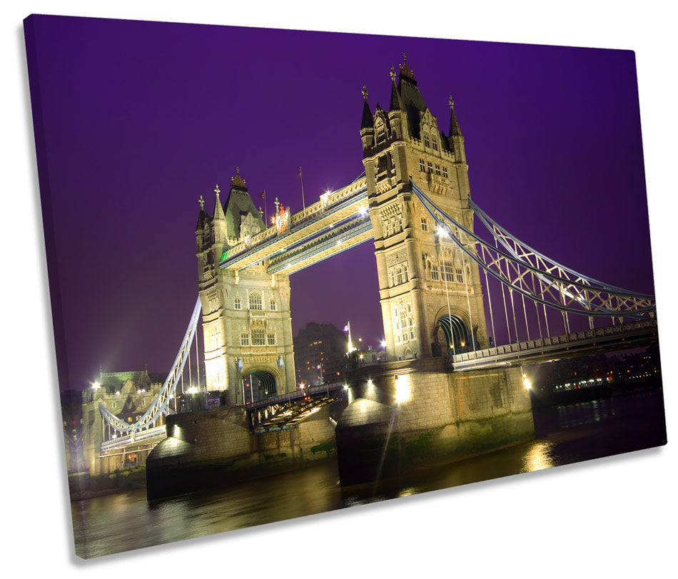 Tower Bridge London Purple