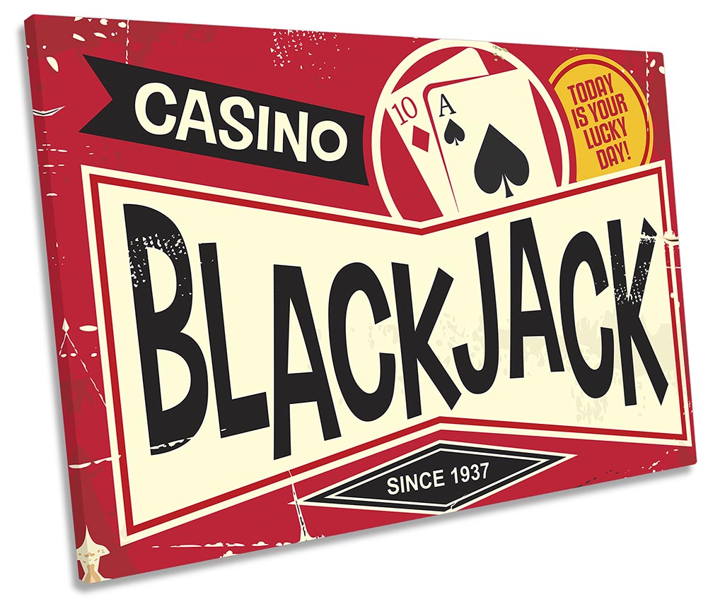 Casino Blackjack Retro Red