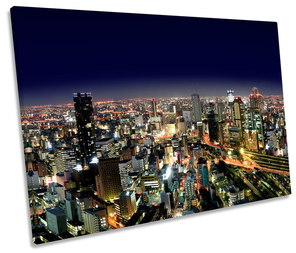 Osaka City Japan Skyline