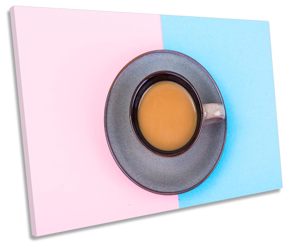 Coffee Pink Blue Kitchen