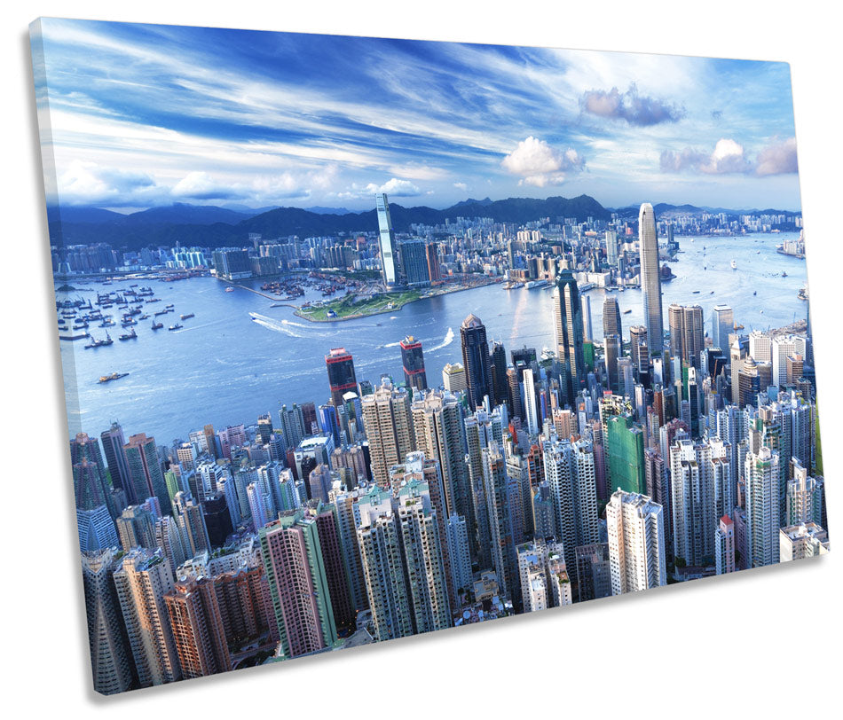 Hong Kong City Skyline