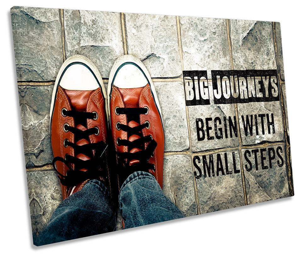 Quote Big Journey Small Steps