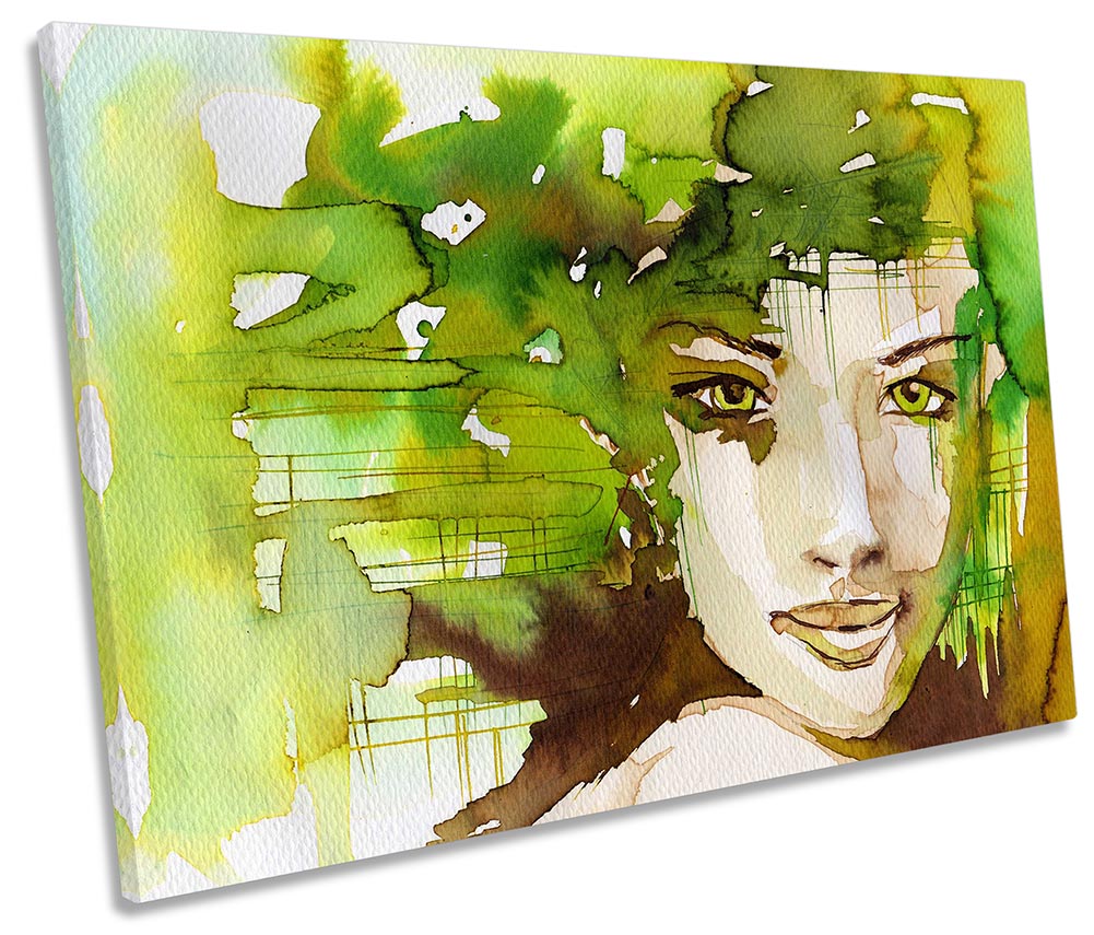 Beauty Fashion Portrait Green