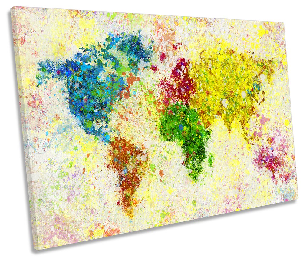 Abstract Map of the World