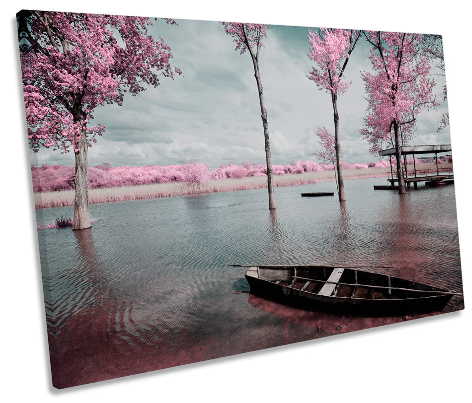 Blossom Landscape Tree Pink Seascape