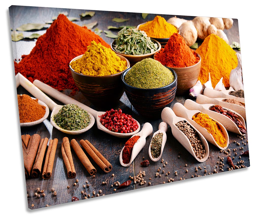 Spices and Herbs Kitchen Multi-Coloured