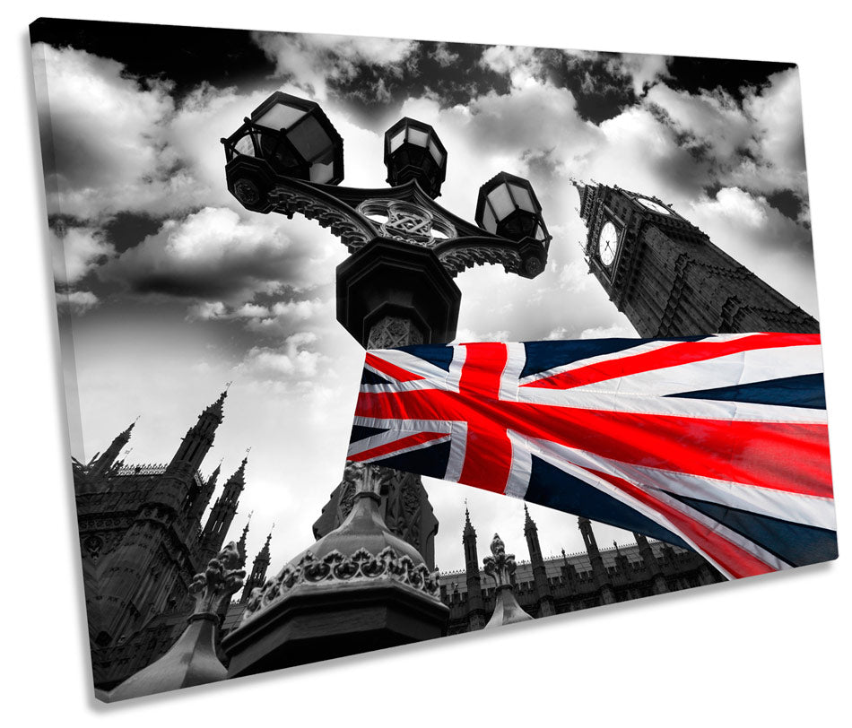 Union Jack Flag London City Big Ben