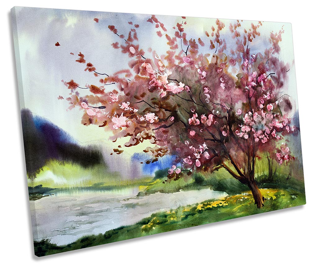 Floral Tree Blossom Watercolour