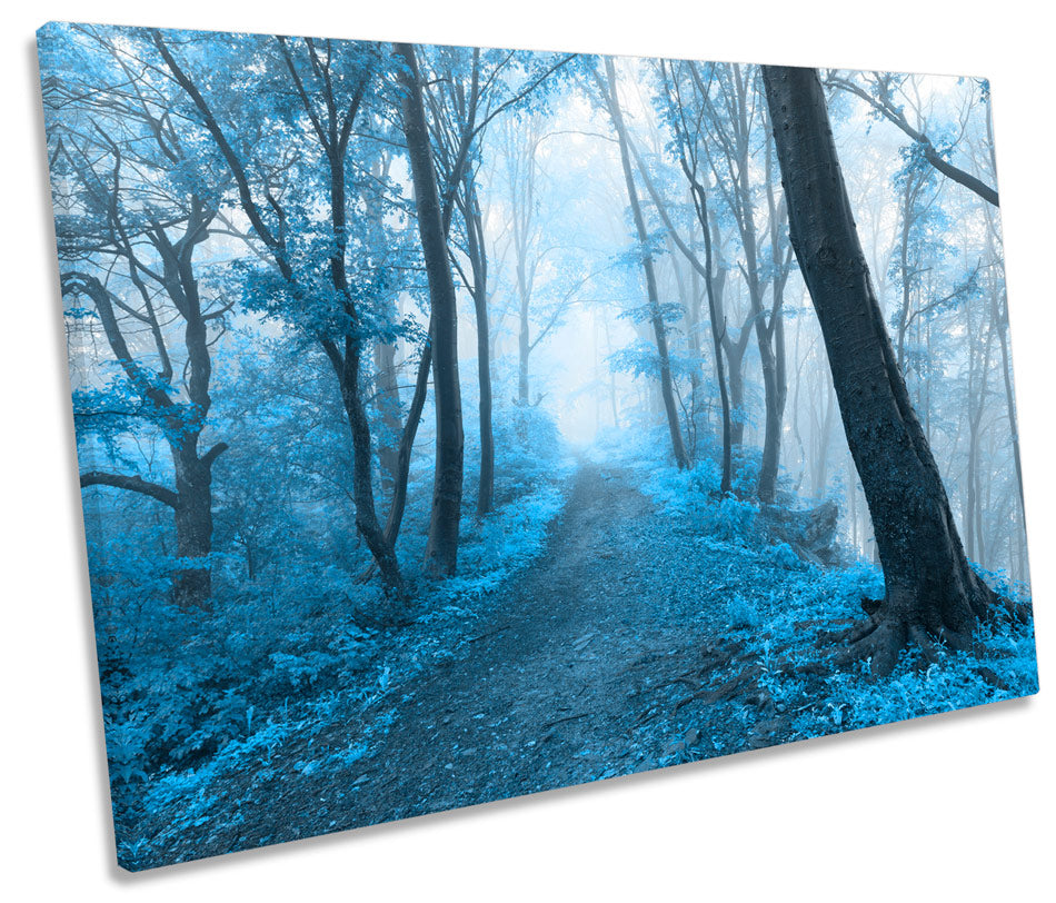 Blue Forest Landscape