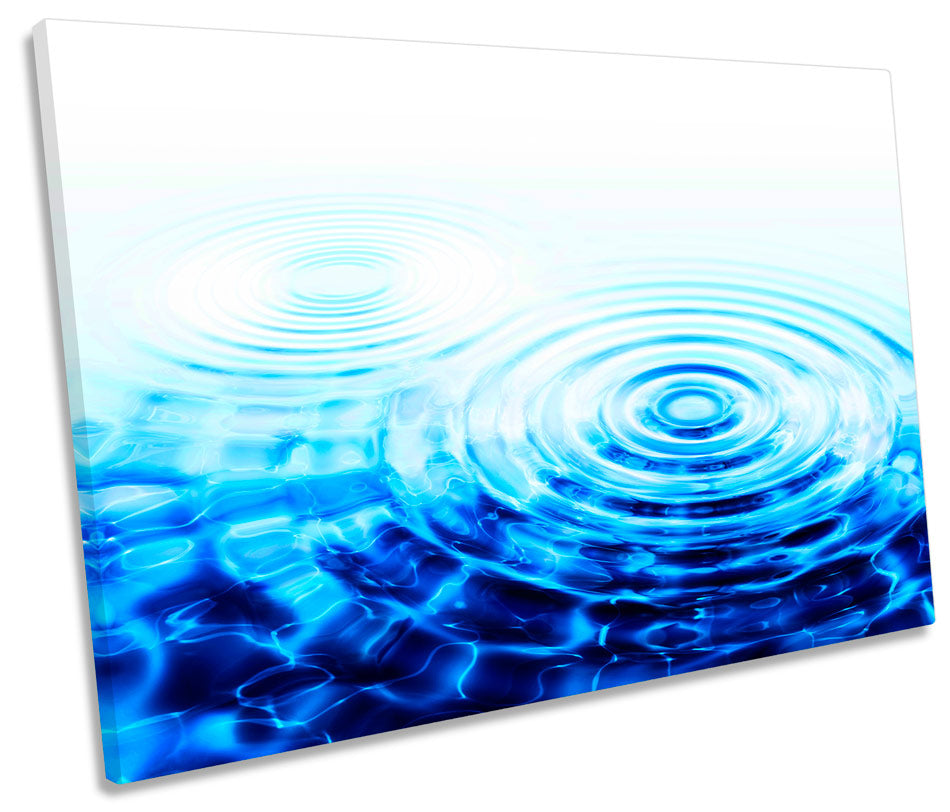 Abstract Water Ripple Blue