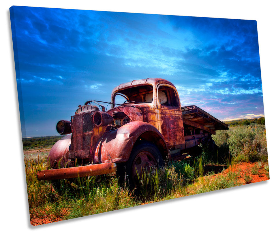 Old Rusty Truck Abandoned