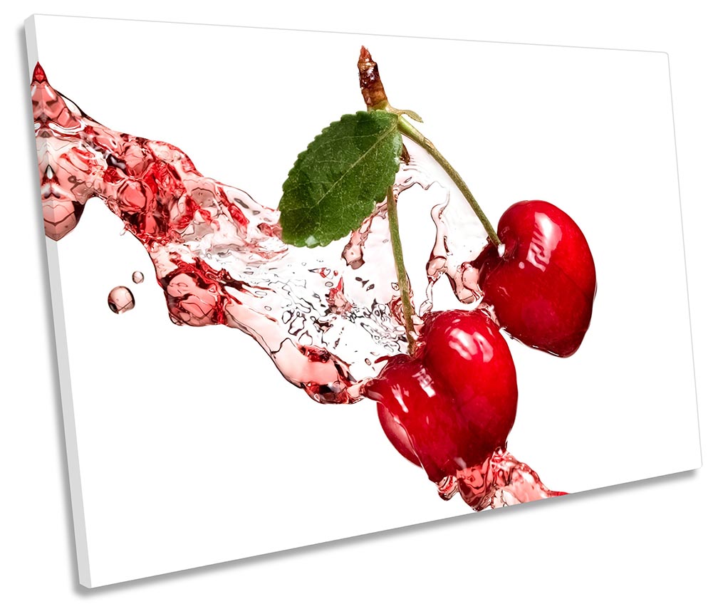 Red Cherry Fruit Splash Kitchen