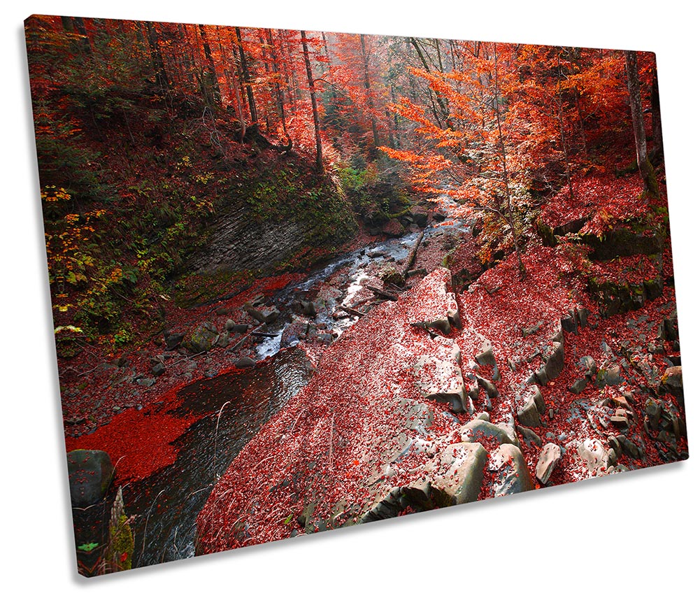 Countryside Red Landscape